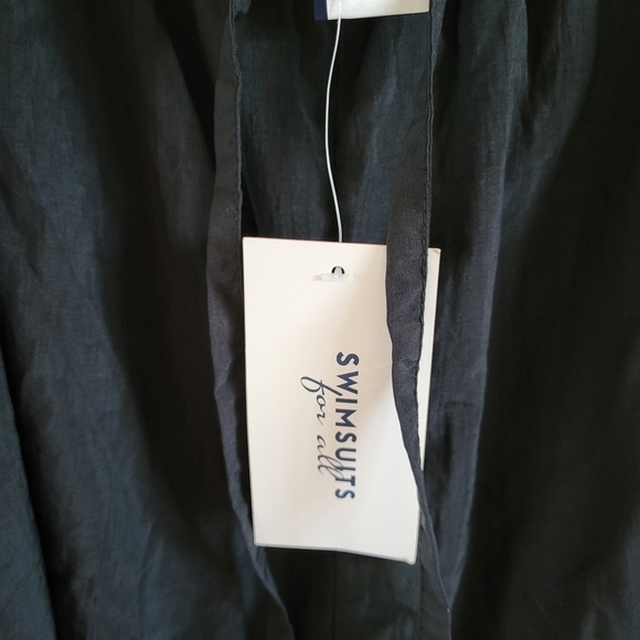 Nwt Suits For All Swim Shorts Pockets Lining Black Drawstring 38 40 - Picture 5 of 10